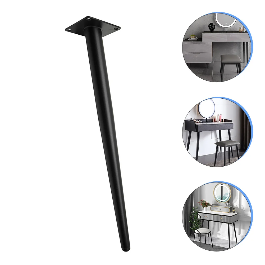 

Furniture Cabinet Legs Round Tapered Metal Replacement Black Dresser Dining Table Sofa Feet Desk Tea