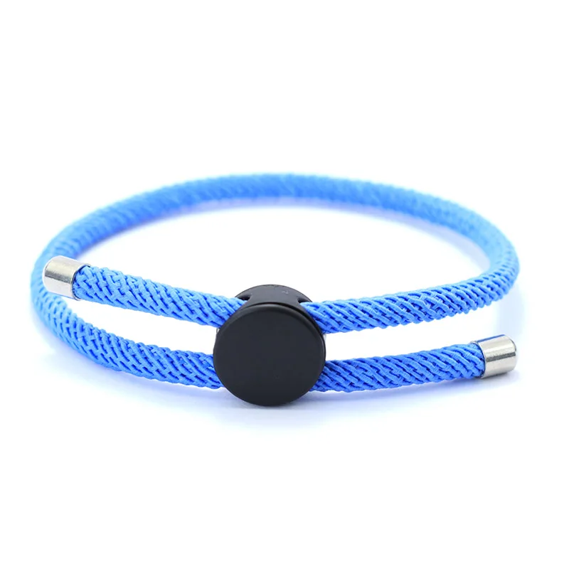 Noter Fashion Men Bracelet Rope Black Spring Clasp Adjustable Braclet Boyfriend Gift Outdoor Survival Braslet Pulsera Hombre - Image 6