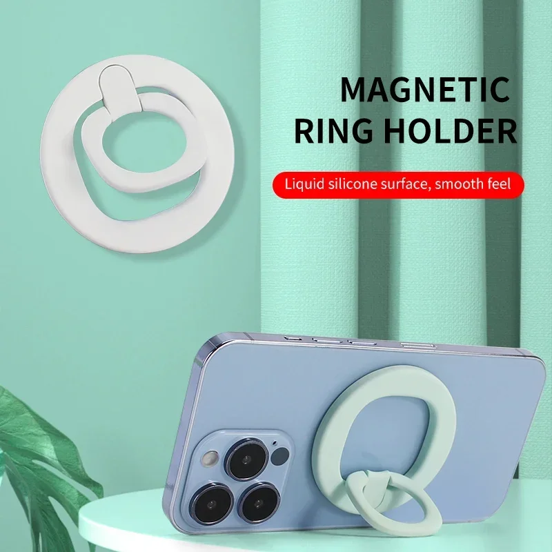 Magnetic Phone Holder Finger Ring 360 Grip Degree Rotating Phone Stand Black White Green Pink For Car Mount Phone Accessories, Alina Gadgets