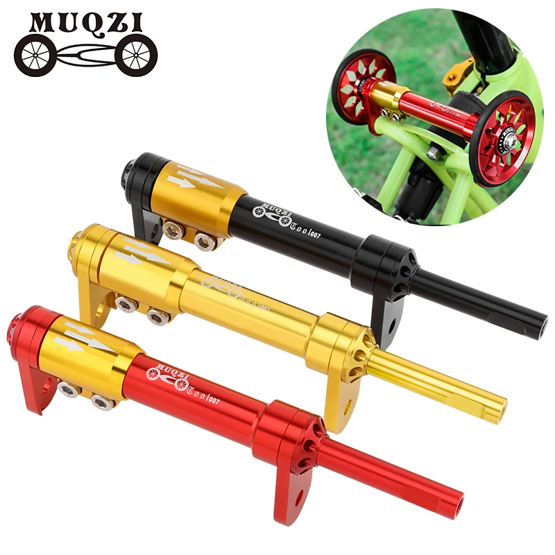 Muqzi Easy Wheels Asta Di Prolunga Bici Pieghevole Easywheel Barra A Leva Telescopica Per Bici Pieghevole Brompton