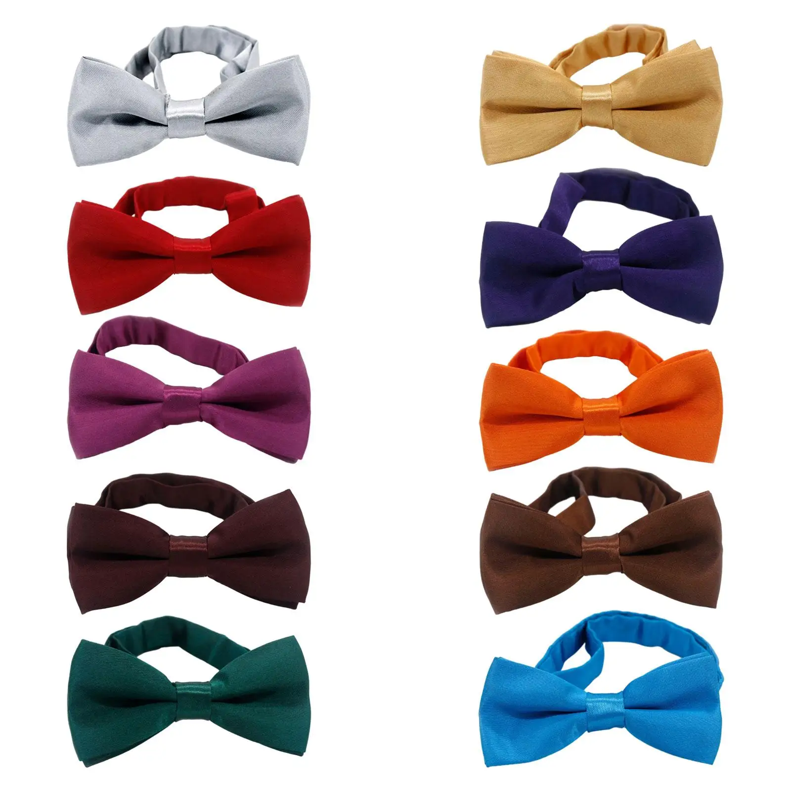 

Boys Tux Bowties Pre Tied Bow Tie Comfortable Child Versatile Kids Bow Tie Adjustable Bow Ties for Prom Formal Party Wedding