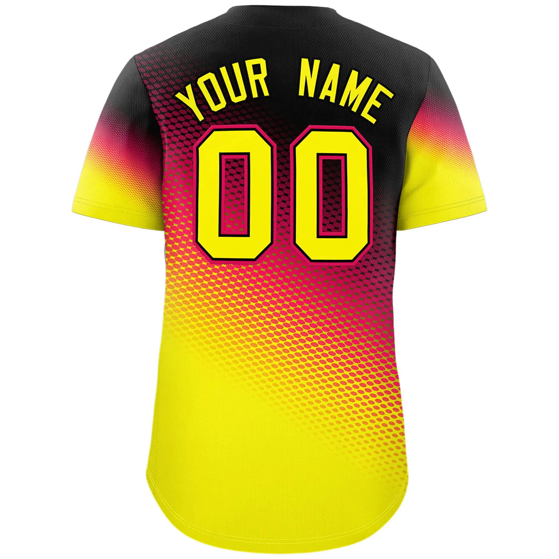 Digital Print Mesh Sports Clothing Blank Customizable Personalized Sewn Name Youth Unisex Baseball Jersey Polyester Fiber