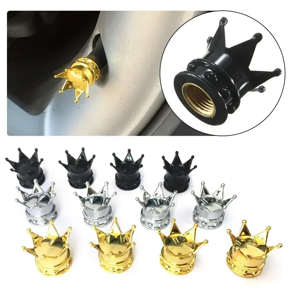 New Tire Valve Cap Crown Tire Modification Accessories Tire Valve Dust Cover Tire Crown Valve Cap Modification Accessories