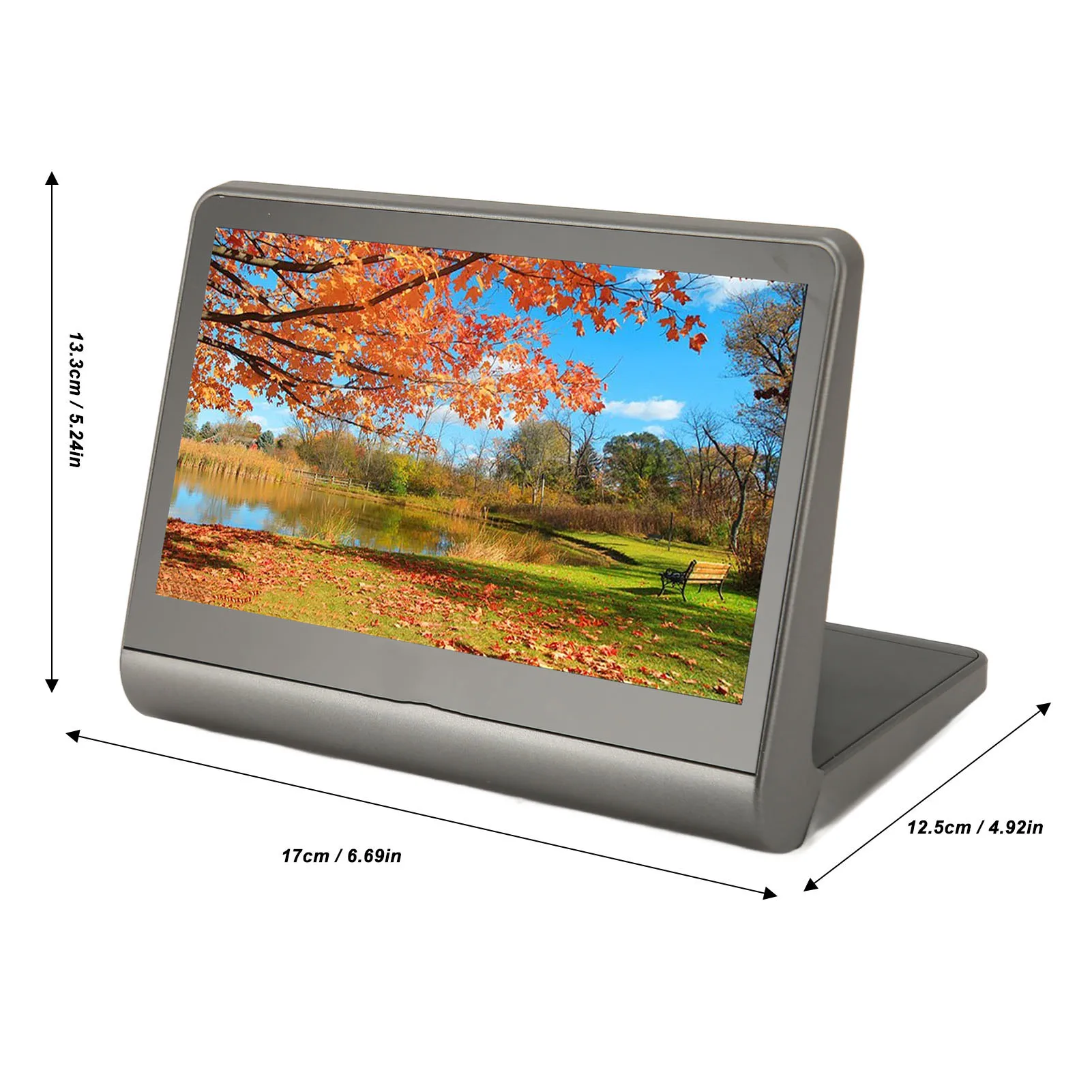 48MP Electronics Slide Scanner with 7in HD Screen Converts 135/126/110 Films Negatives to JPEG 16GB Storage 5V Adapter