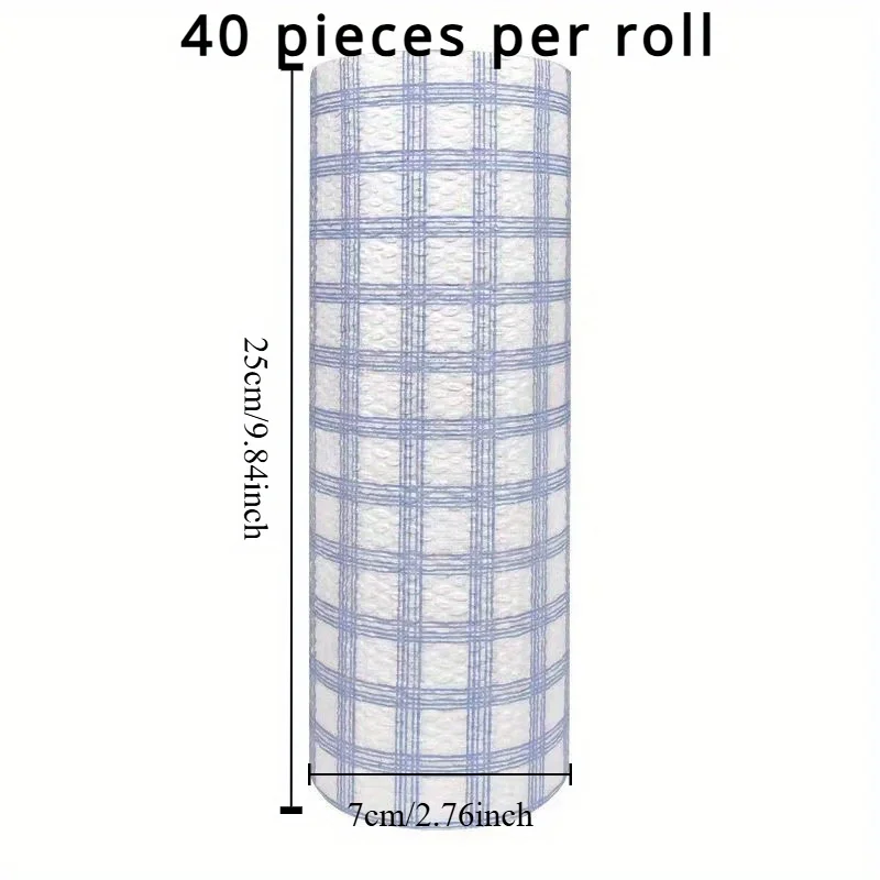 Multi Functional Household Cleaning Cloth, Multi-purpose Dishwashing Cloth, Dry and Wet Dual-use Cloth, Reusable,Grid Lazy Cloth