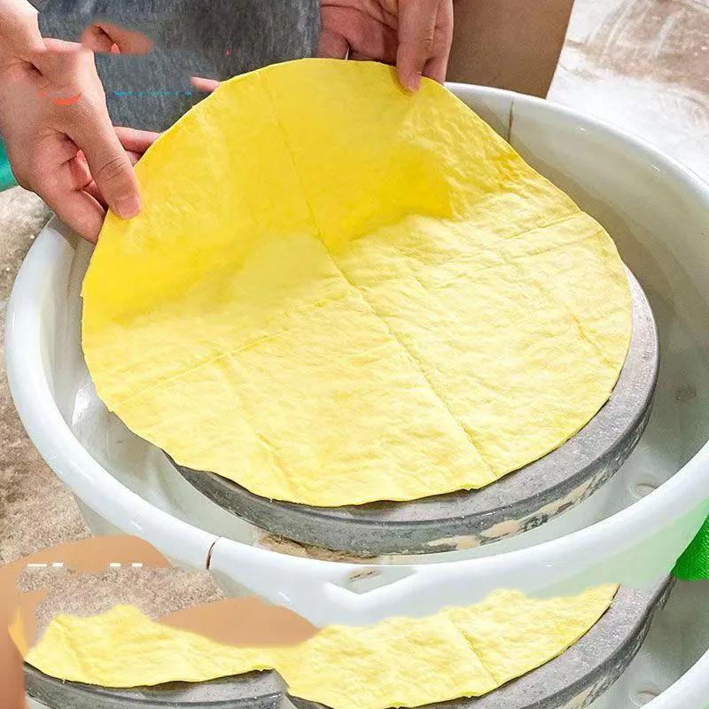 1Pc Pottery Wheel Absorbent Mat Cloth PVA Towel Clay Sculpture Trimming Tools Pottery Clay Absorbent Pad Cloth Diameter 30cm pottery sculpting tools clay sculpting tools pottery tools clay craft tool