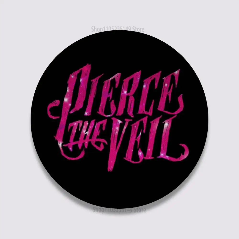 Handmade Pierce The Veil Music Pins - Round Brooch Badge for Backpacks, Clothes, and Jewelry Gifts