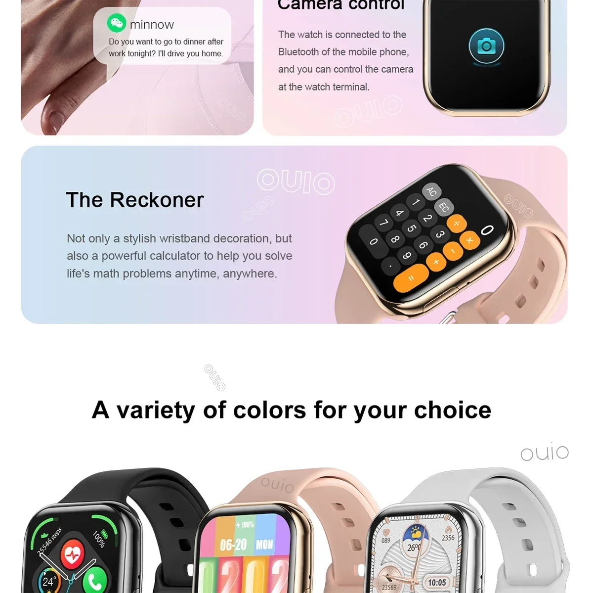 2025 New Series 10 For Apple Watch 10 SmartWatch GPS trajectory tracking NFC Bluetooth Call IP68 Waterproof Smart watch For IOS