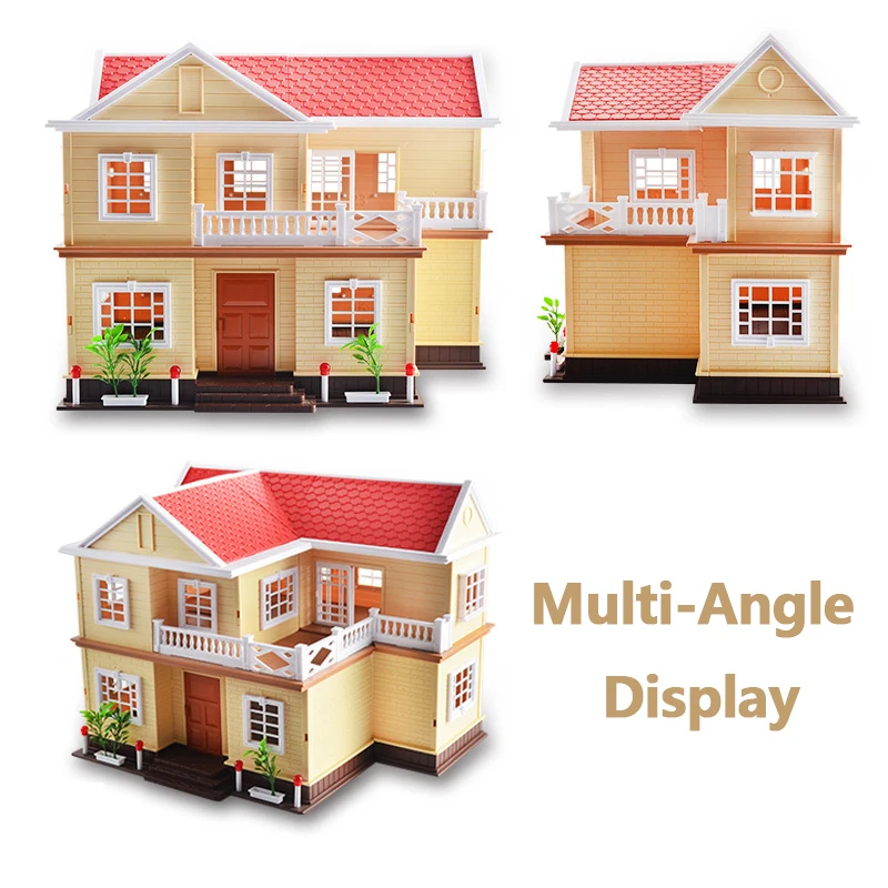 Classic House Miniature Items Forest Family Rabbit 1/12 Dollhouse Miniatures Te Game for Girls Kitchen Accessories Pretend Play 5