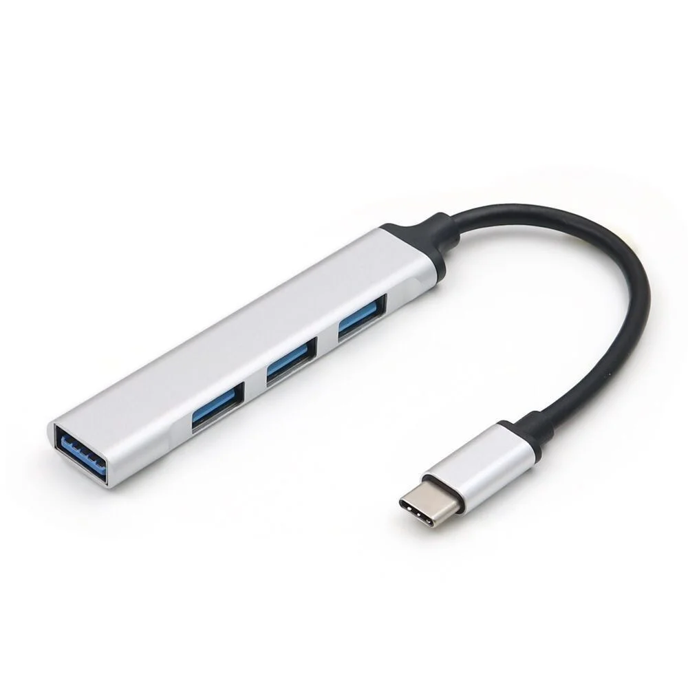 3.0 + 2.0 4 포트 USB 분배기, 도킹 스테이션, USB C 허브, 맥북 에어 미 PC 휴대폰 노트북 액세서리, C타입 허브