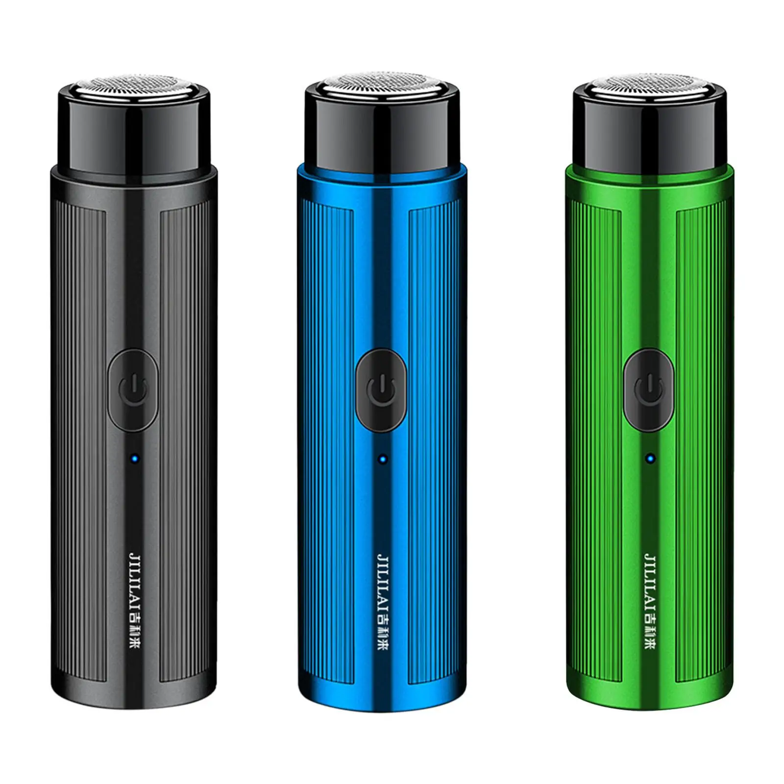 

Mini Travel Electric Shavers Rechargeable Rotatable with Charging Indicator Facial Beard Trimmer for Car Office Men Women Facial