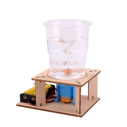 

physics Electric water vortex science small production tornado handmade class teaching aids primary school children's fun