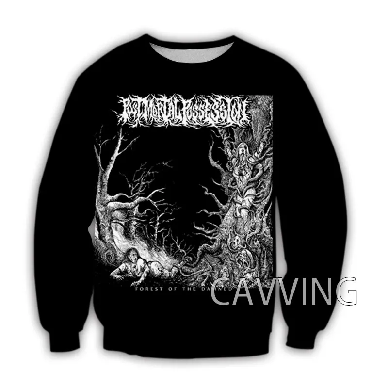 

New Fashion Women/Men's 3D Print Post Mortal Possession Band Crewneck Sweatshirts Harajuku Styles Tops Long Sleeve Sweatshirts