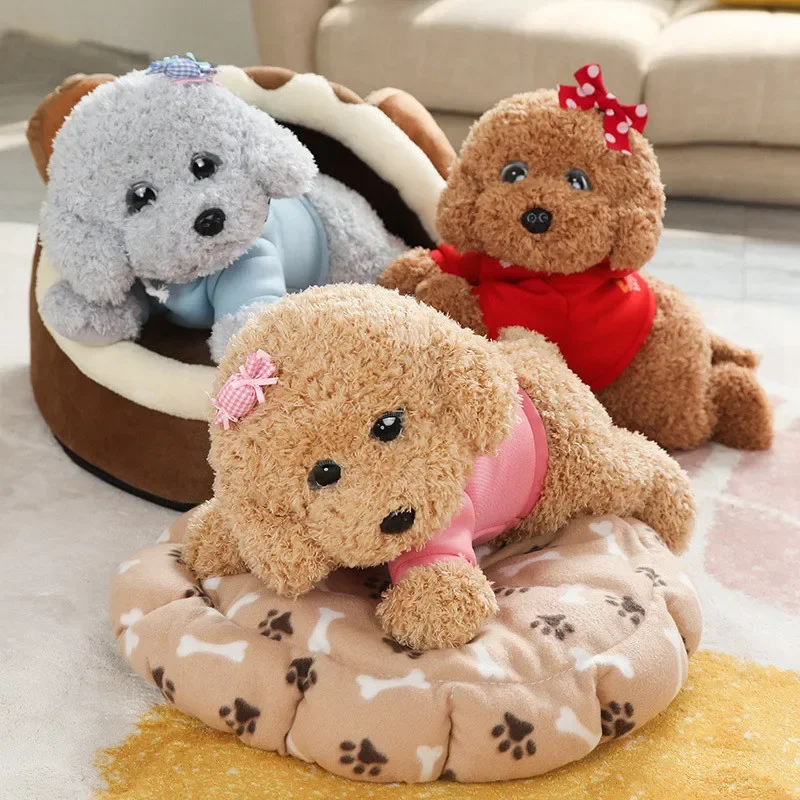 

Новая мультяшная собака 25/35/40 см, 6 цветов, изысканная мягкая кукла, украшение, отличный подарок на день рождения для друга