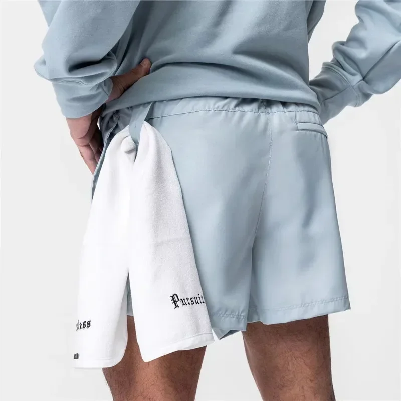 

Men Running Fitness Shorts Summer Gym Basketball Workout Male Breathable Mesh Quick Dry Sportswear Jogger Sports Short M-3XL