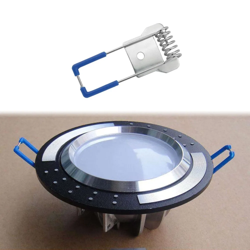 Isslly Federklemmen Für Einbauleuchten – 7 Stück, Edelstahl, 11,8 Cm Lang, Für Deckenlampen & Ventilatoren
