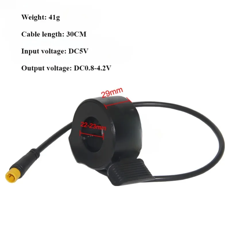 Durable Waterproof Thumb Throttle Speed Control with 3-Pin Connector