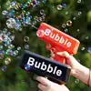 New Electric Bubble Machine Black Outdoor toy Bubble Gun Children Automatic Bubble Blowing Toys Gun Fan Combo Function 3