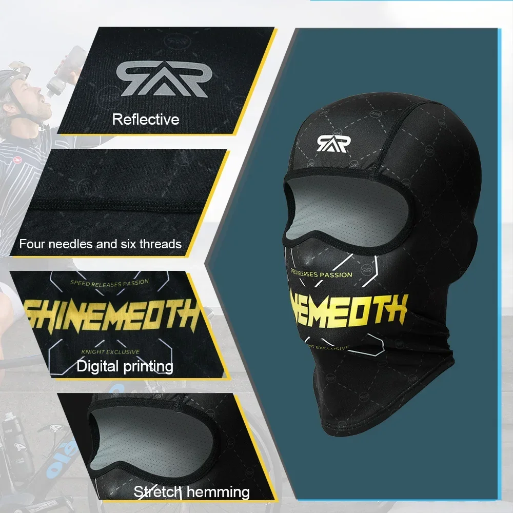 Motorcycle Mask Cycling Balaclava Full Face Cover Quick Dry Helmet Liner Caps Summer Sun UV Protection Motorcycle Mask Balaclava Mask Cycling Balaclava