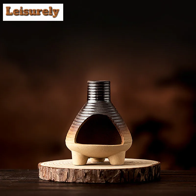 Small Cannon Threaded Incense Holder Mist Smoking Steamers Incense Burners Meditation Smell Distributor Censer Yoga Ornaments