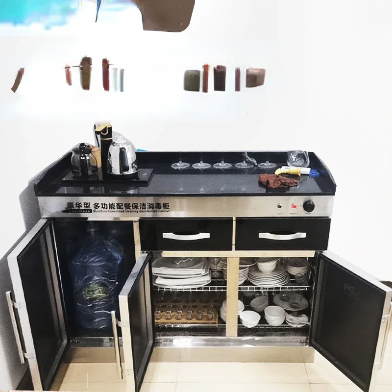 

vertical stainless steel dining disinfection bowl cabinet, private room, restaurant, tea house, and catering cabinet