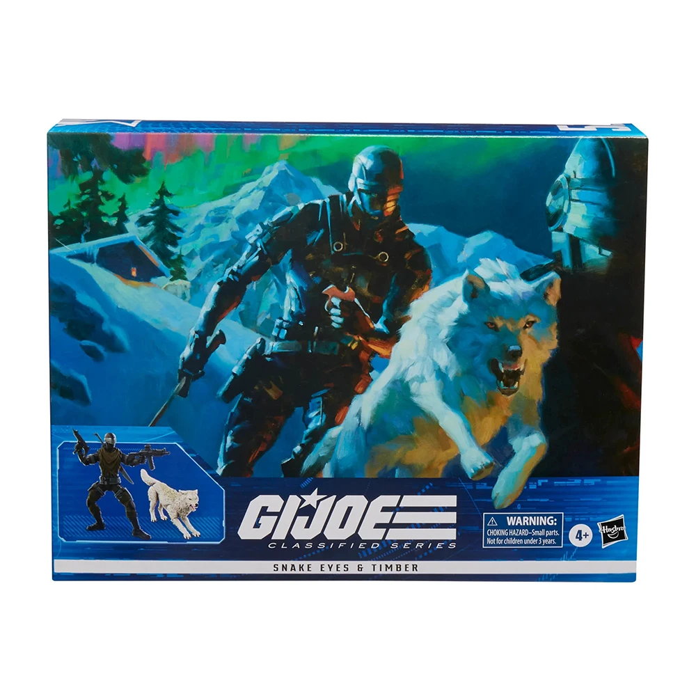 

[In-Stock] Hasbro G.I. Joe Classified Series Snake Eyes & Timber Action Figures Collectible Model Toy Gifts F4321