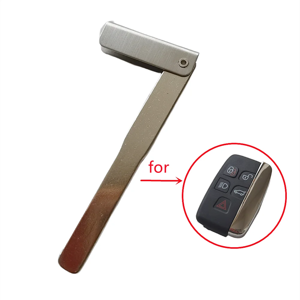 10pcs/lot Emergency Smart Key Blade Blank Insert for LAND ROVER LR4 2010-2012 Jaguar XK XF Range Rover Sport Evoque 2010-2013 remtekey ah22 15k601 ad smart key 315mhz 5 button for landrover range rover sport lr4 2010 2011 2012