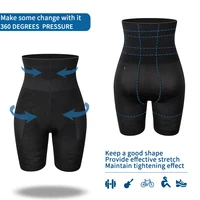 Short de contrôle du ventre pour hommes, taille haute, amincissant, ventre plat, modelant le corps, sous-vêtements des jambes, slip de Compression, Boxer 3XL 6