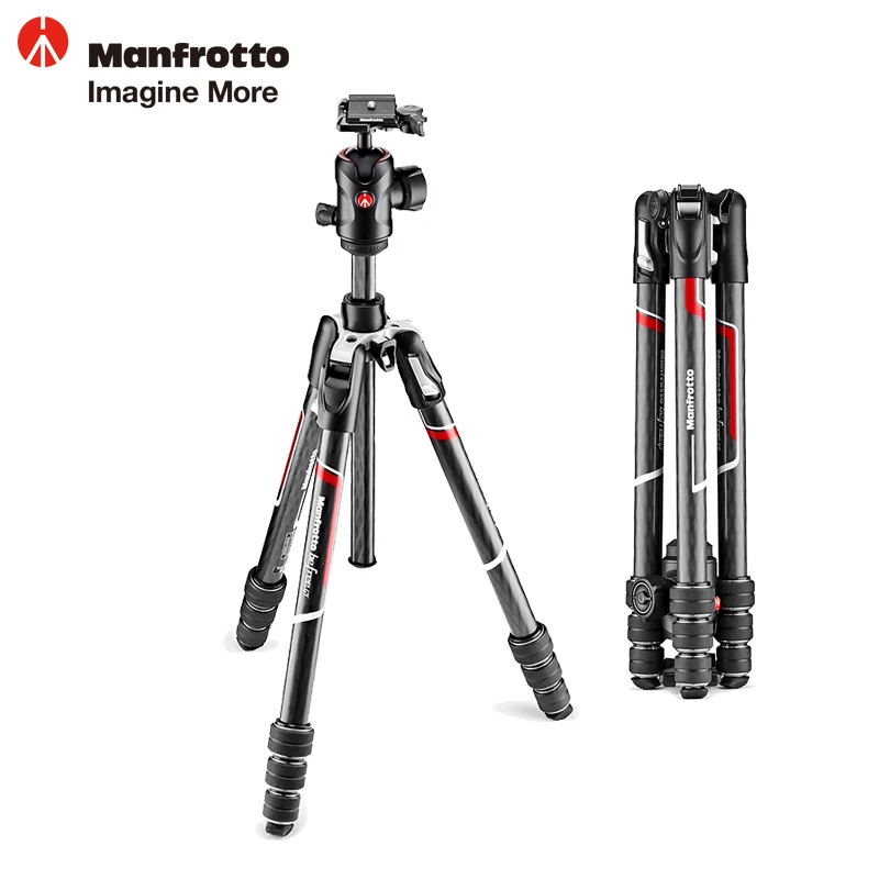 Manfrotto Befree GT Juego de trípode, MKBFRTC4GT BH, fibra de carbono