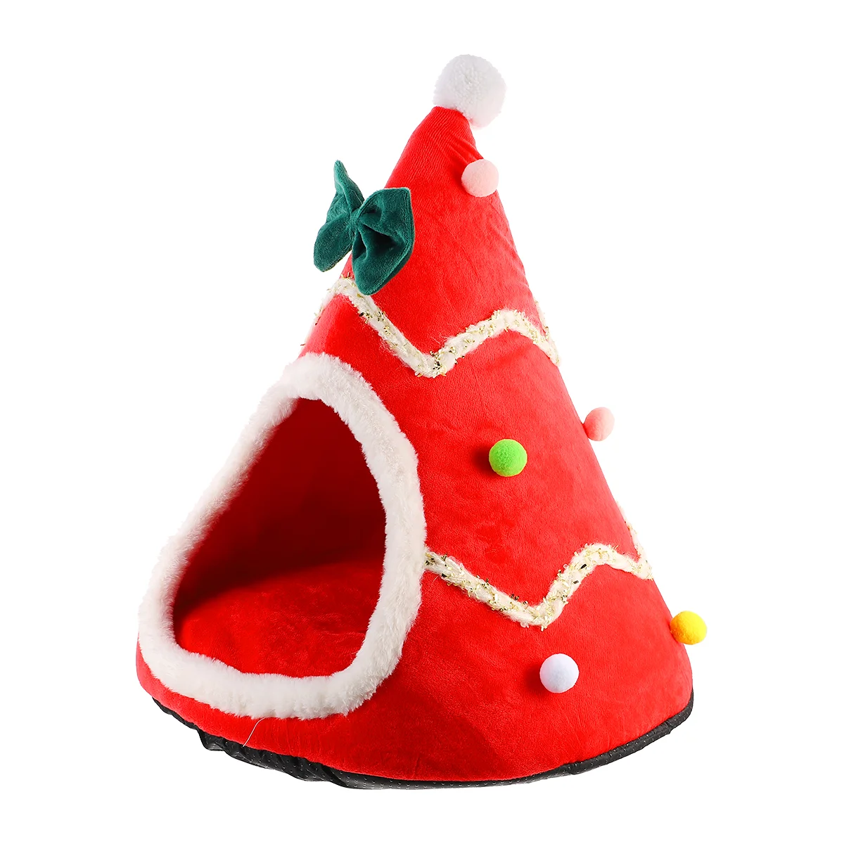 

Indoor Dog Kennel Pet Christmas Nest Bed Foldable Cat Sleep House Sleeping Decor