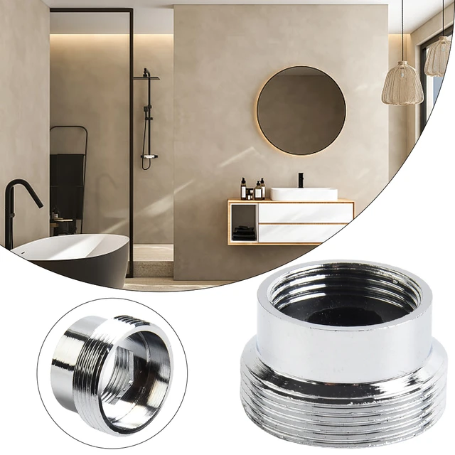 Pièces Pour Robinet Salle de Bain Accessoire Robinet Aérateurs Argent  Chrome