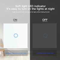 Bseed Smart EU UK 1 Gang 1Way Touch Wifi Light Switch Grey White Black Smart Switches Tuya Alexa Compatible Home Decoration - Image 4