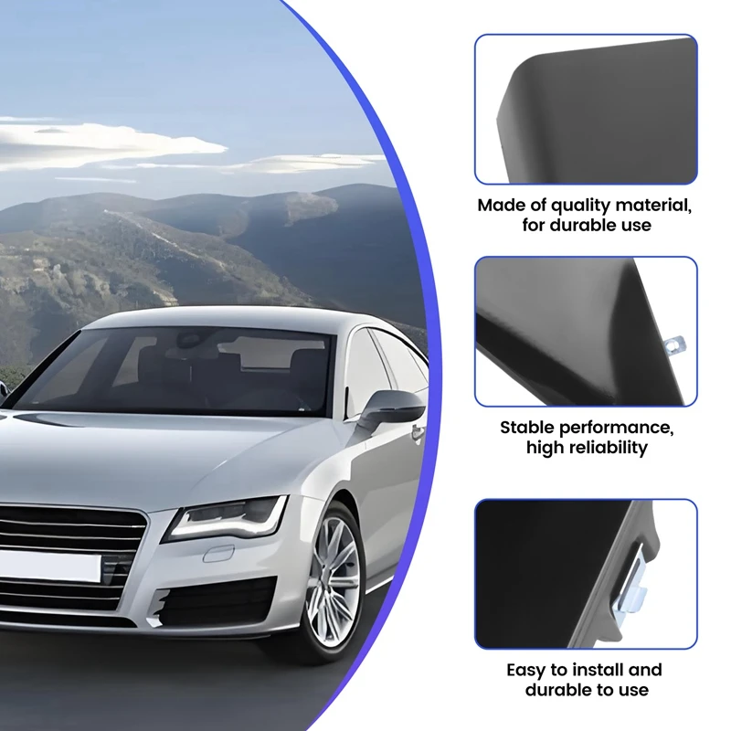Front Door Mirror Corner Trim Cover For A7 RS7 Sportback 2011- Rearview Mirror Triangle Panel