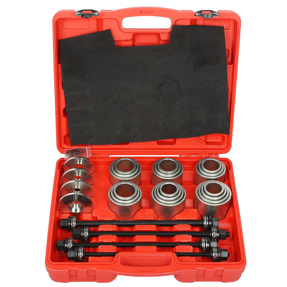 28 stücke Drücken Pull Hülse Kit Auto Buchse Entfernung Installieren Werkzeug Lager Puller Set Schraube Typ Hinterachse Eisen Hülse entfernung Werkzeug – Detail 15