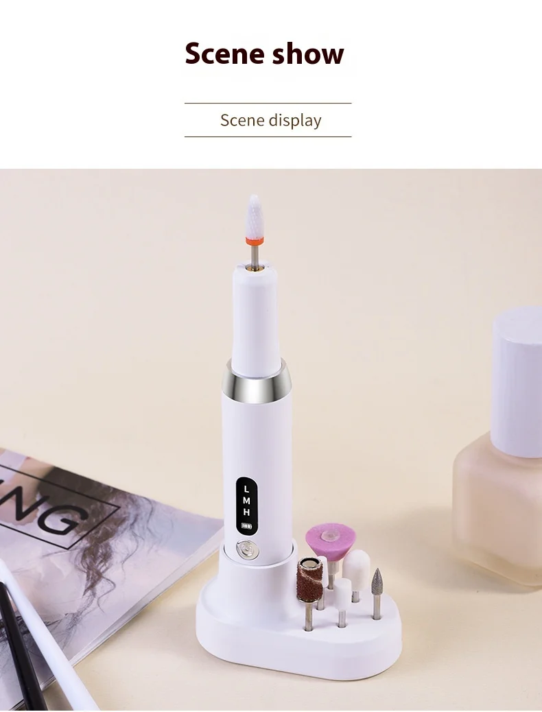 Electric Nail Drill Professional Nail File For Dead Skin Removal_voghion.com