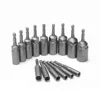 5.5-19mm Impact Socket Adapter 80mm Length Deepen Nut Driver Drill Bit Set for Power Tools 1/4-inch Hex Shank Wrench Screw 6