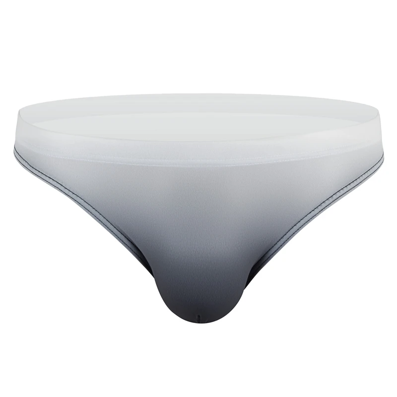 

AIIOU Men Underwear Gay Briefs Fashion Gradient U Convex Pouch Underpants Quick Drying Beach Panties Cueca Calzoncillo 2023
