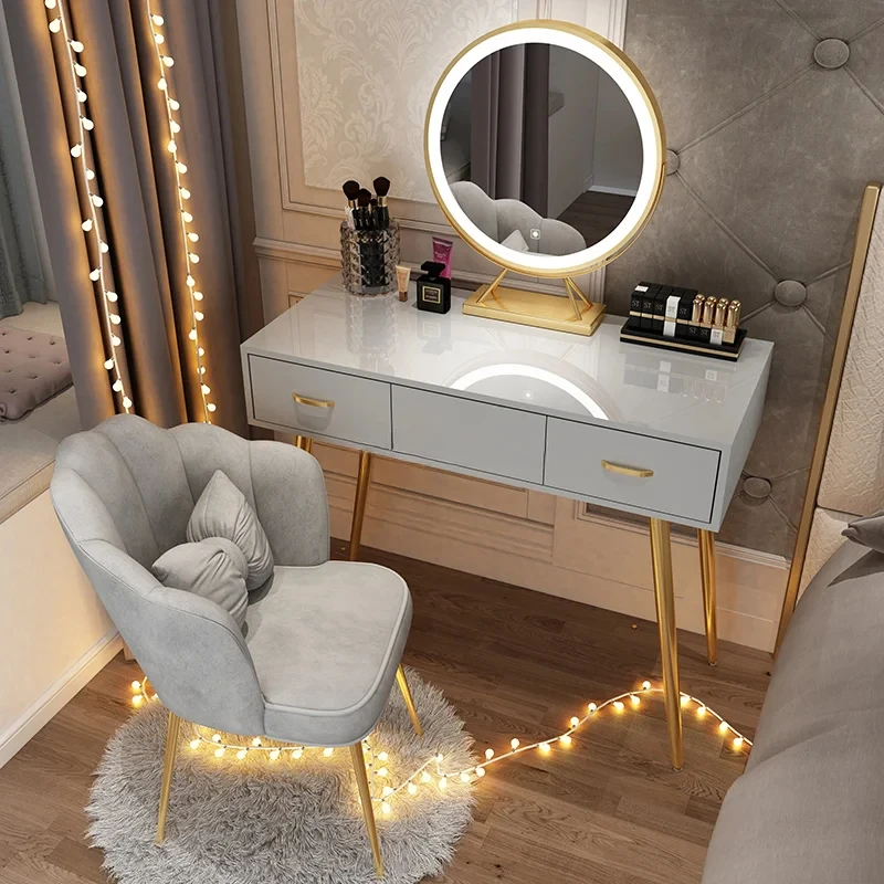 

Cosmetic Nordic Dressing Table Modern Minimalist Girl Bedroom Luxury Dressing Table Mobile Comoda Pra Quarto Hotel Furniture