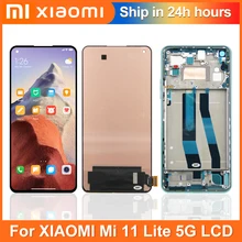 Bloc écran tactile LCD, 6.55 pouces, pour Xiaomi Mi 11 Lite 5G 5G M2101K9G M2101K9, Original=