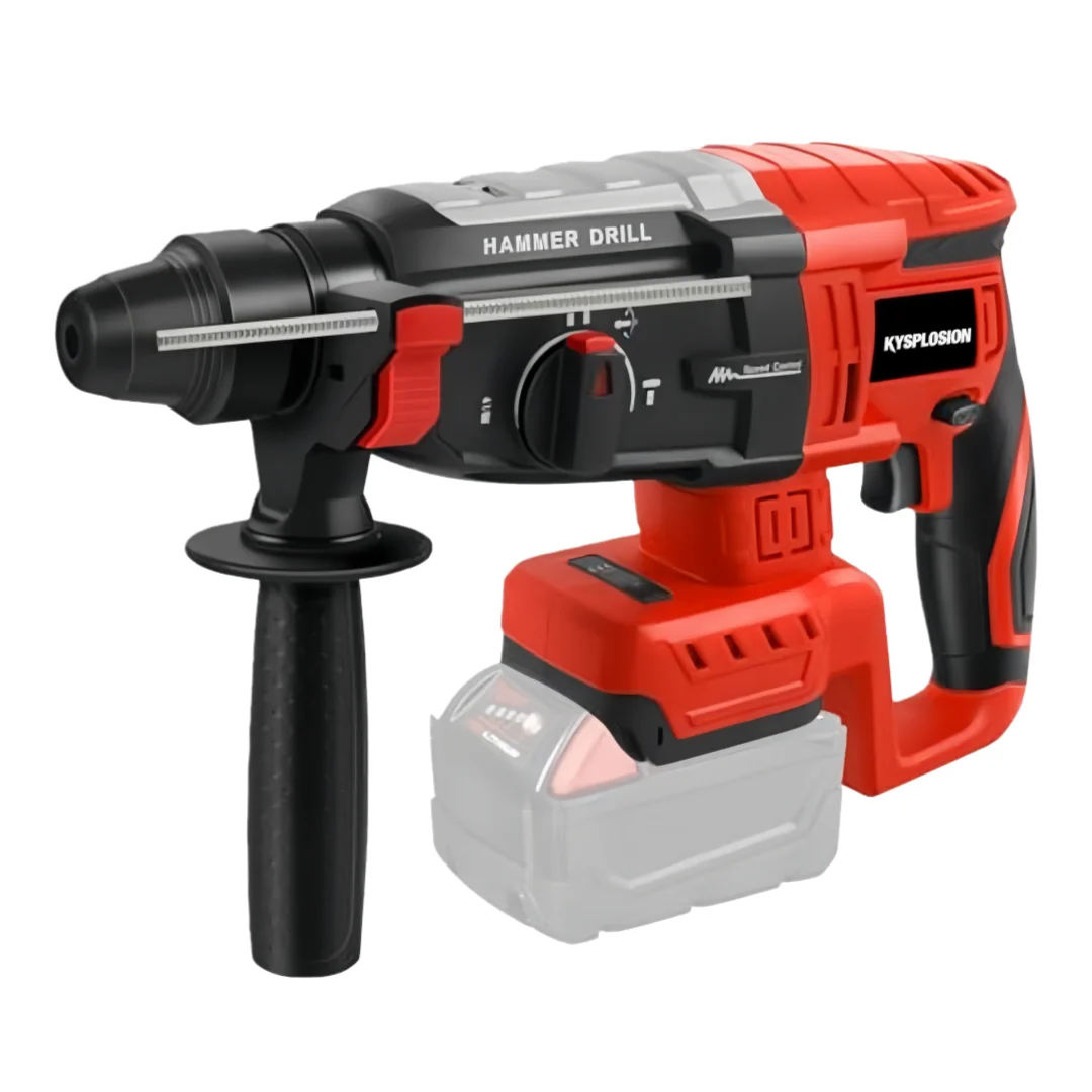 SDS-Plus Rotary Hammer Drill for Milwaukee M18 Battery 2.6J Impact Brushless Ham