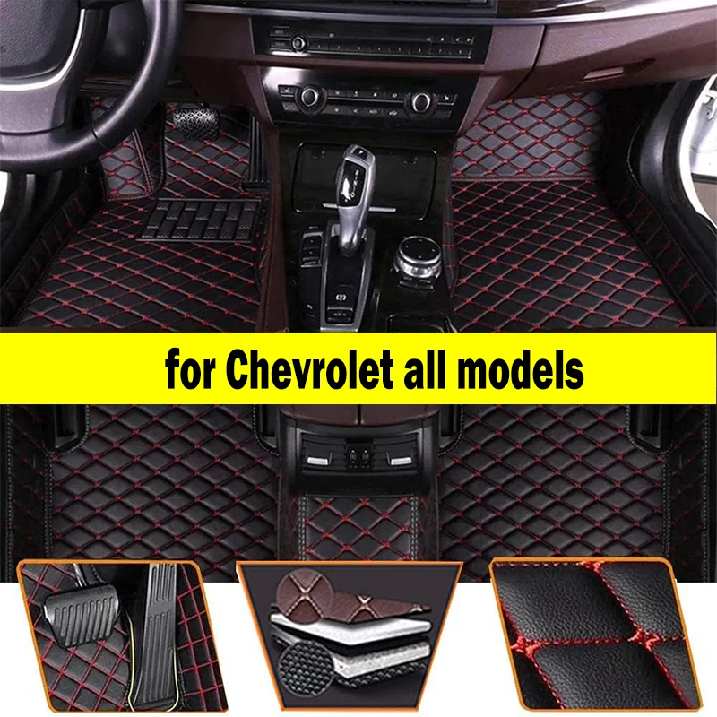 

Custom Car Floor Mats for Chevrolet all models Captiva Sonic Sail Spark Blazer epica Camaro Equinox Cavalier Trax Aveo Cruze