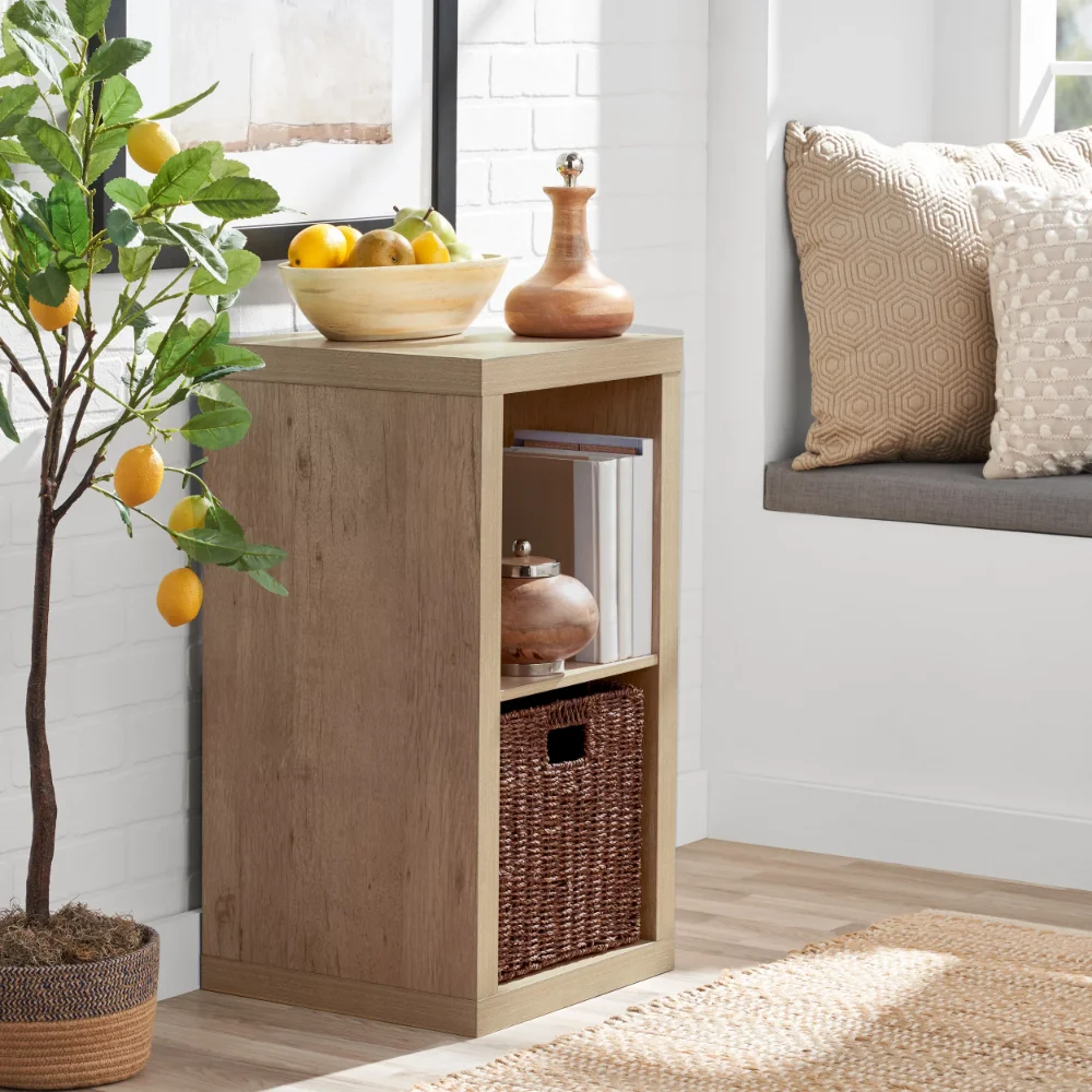 Better Homes & Gardens 2Cube Storage Organizer, Natural storage