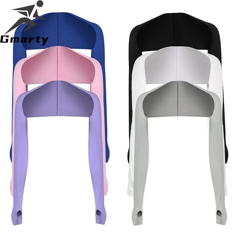 Breathable Beach Women Shawl Bikini Cover Soft Comfortable Arm Sleeve Sun Protection Anti UV Ice Silk
