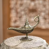 Antique Style Lamp Metal Incense Burner Scented Unscented Candle Holder Home Decor Gift Arabic Incense Burner 3