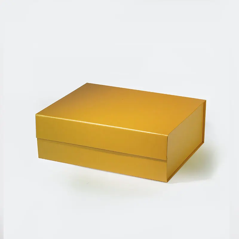 Elegant Black and White Magnetic Closure Luxury Gift Boxes, Deep A4 Size