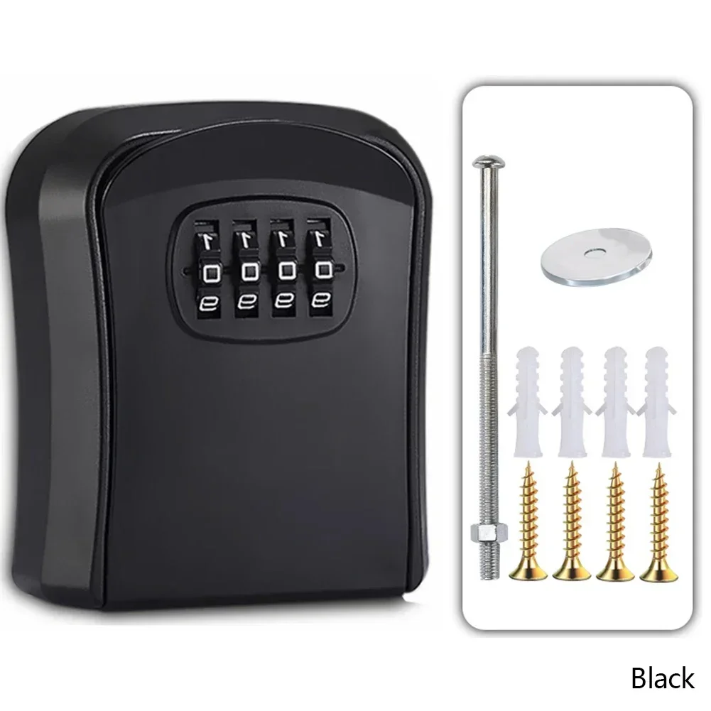 Aluminum OS5401 Key Storage Lock Box Door Hardware Key Safe Wall Mounted Key Storage Box Combination - View #7