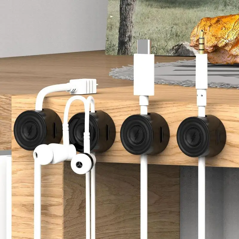 Magnetic Cable Organizer for Desk Management