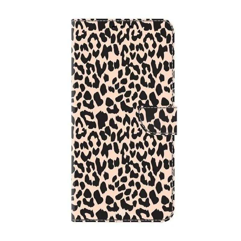 Premium Painted Wallet Flip Stand Phone Case - Elegant Book Cover Design