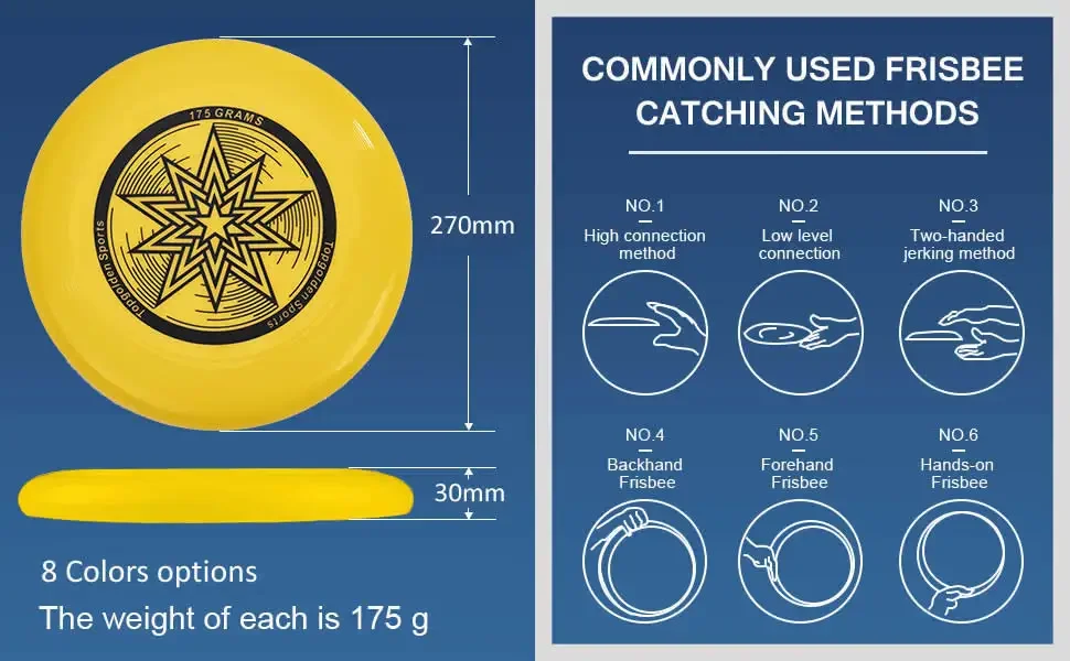 Description Picture 2 of itemSwivel Flying Discs Professional Throwing Disc Lightweight for Outdoor Sports Beach Camping Game Outdoor Flying Toy