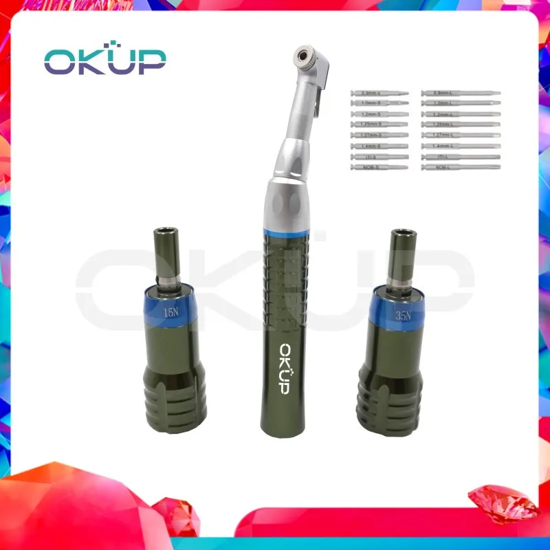 Dental Implant Torque Wrench Handle Set Handpiece Dentist Tool NonSlip